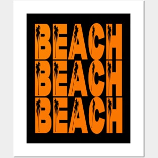 Beach beach beach Posters and Art